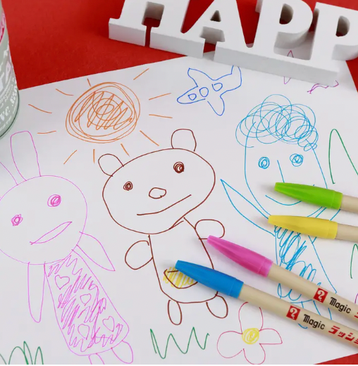 magic marker, non- permanent assorted sets – A Paper Hat