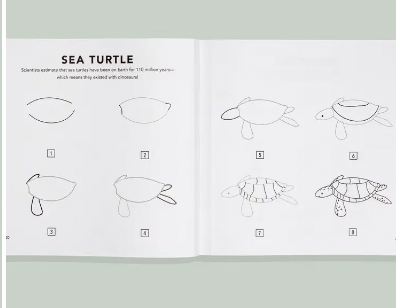 how to draw books for kids, by Alli Koch, assorted themes 9 x 9