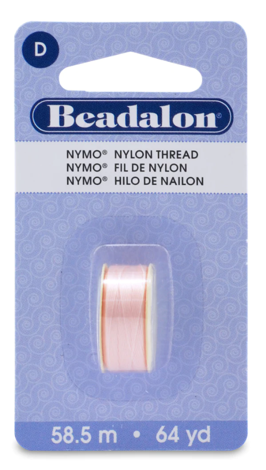 beadalon pink beading thread