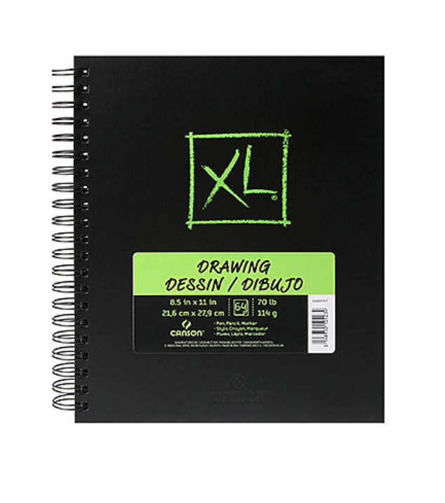 canson xl spiral drawing pads, assorted sizes – A Paper Hat