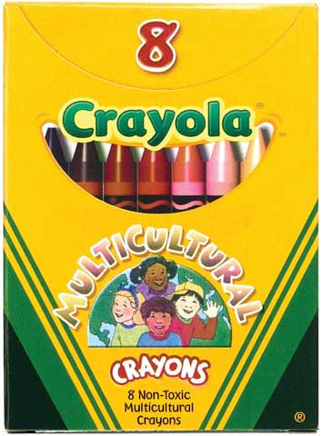 Crayola: 8 Multicultural Crayons - Pop's Culture Shoppe
