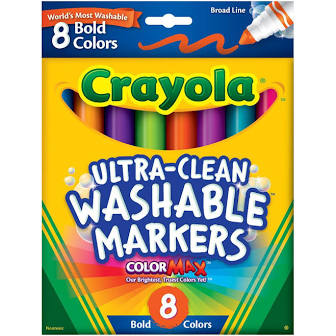 Crayola Washable Dry Erase Fine Line Markers - Bullet Marker CYO985906, CYO  985906 - Office Supply Hut