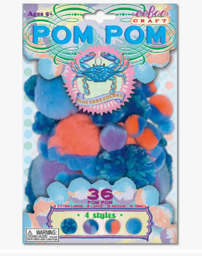 Colorful Craft Pom Poms