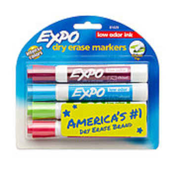 expo low oder dry erase markers, assorted color/ size sets – A Paper Hat