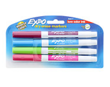 expo low oder dry erase markers, assorted color/ size sets – A Paper Hat