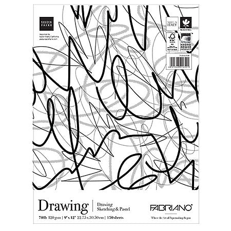 DRAWING - 1264 Fabriano Drawing Paper, 9 x 12