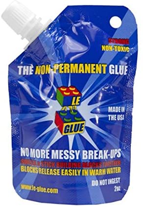 le glue, the non-permanent building block glue – A Paper Hat
