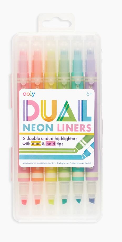 Ooly Dual Tone Double Ended Brush Marker Set