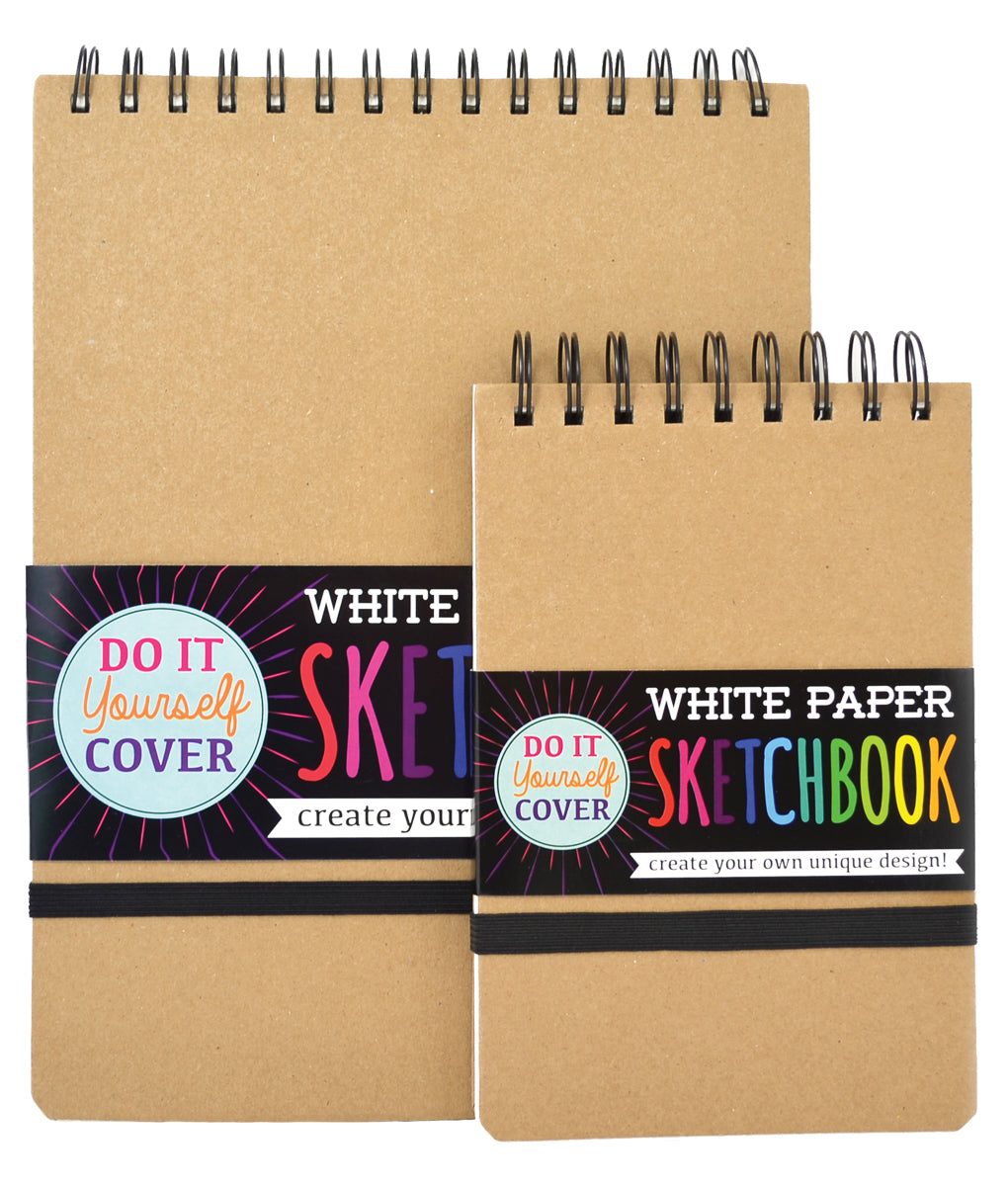 ooly do it yourself sketchbooks, white or black paper, two sizes – A Paper  Hat