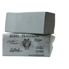 Sculpture House Roma Plastilina Modeling Clay, Grey/Green - 2 lbs