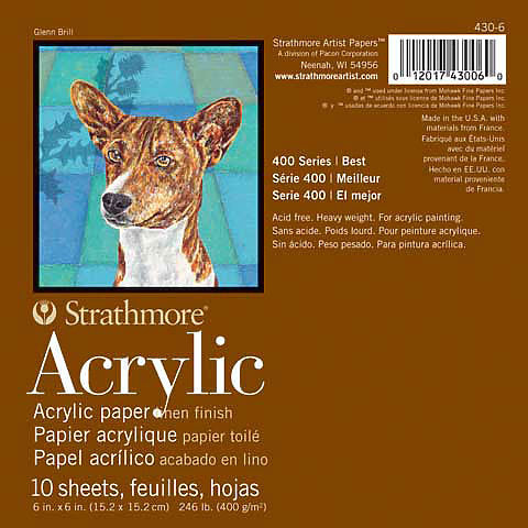 strathmore acrylic 9 x 12 paper pad, 10 sheet – A Paper Hat