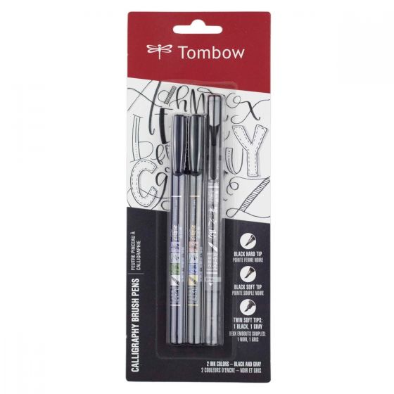 Fudenosuke Calligraphy Brush Pens - 2 Piece Set