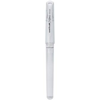 White Ink Uni-Ball Gel Impact Pen - Broad Point